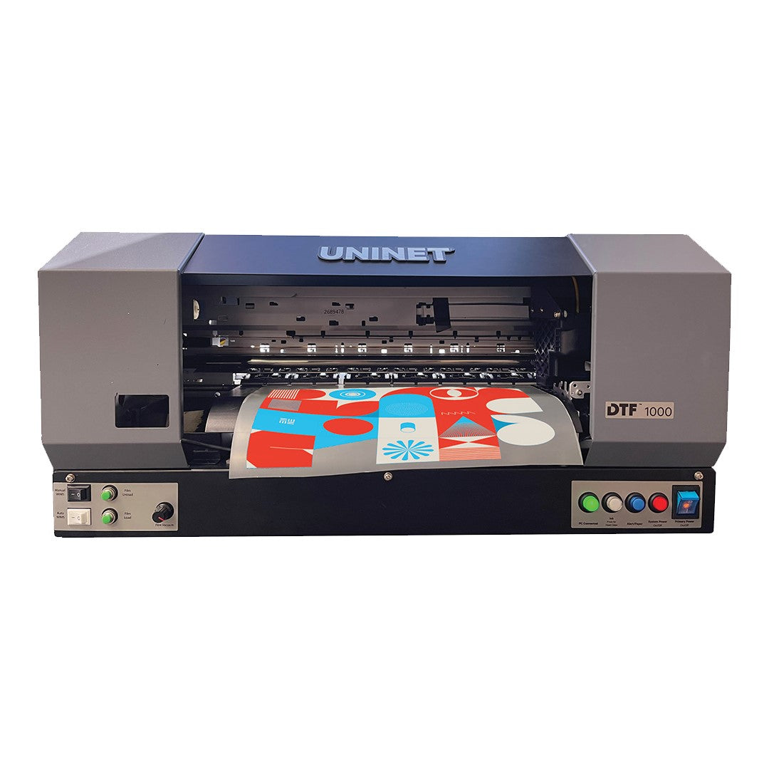 Uninet 1000 Roll Fed DTF Printer (Includes Training, Starter Package, 1Yr Warranty)