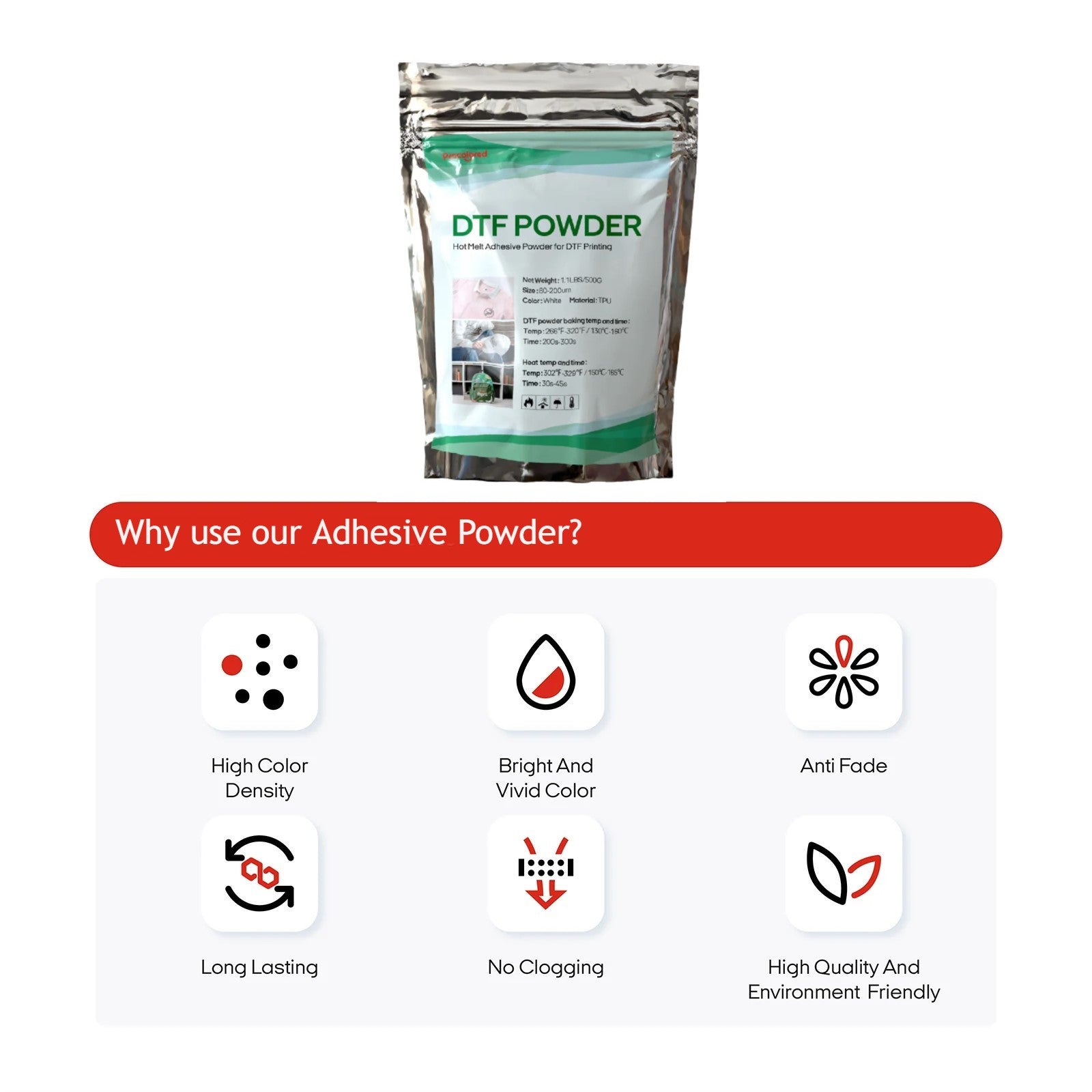 Procolored Direct to Transfer Film Powder