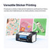 Demonstration of how versatile the stickers and use cases of the procolored vf13 pro uv dtf printer are