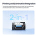 Description of how the procolored vf13 pro panda uv dtf printer combines printing and lamination