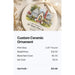 Custom ceramic house ornament sales example printed with the xTool O1 Omni Printer