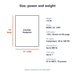 Geo Knight DC8AP specs: footprint, weight, 120V power, 220V option and air supply
