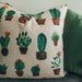 Example output: cushion cover with a printed cactus design