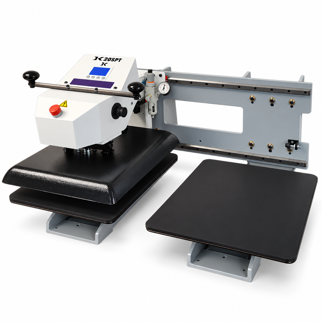 Geo Knight DK20SPT heat press, low front left view