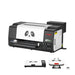 F13 pro printer shown with inset curing oven and round panda heat press accessories on white background