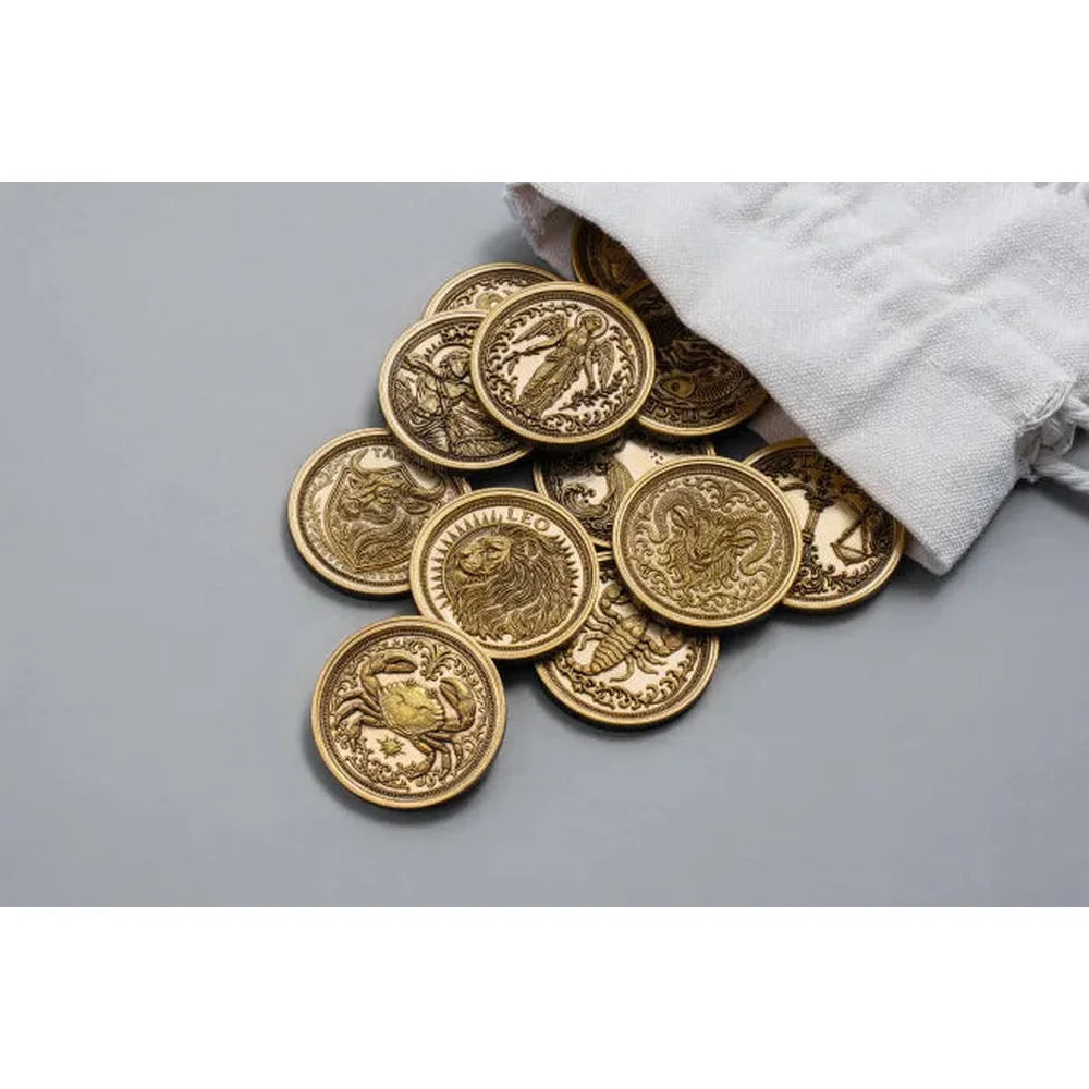 Embossed brass animal coins displayed as xTool F2 Ultra Laser Engraver project samples