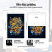 Print speed comparison infographic for the dual head dtf printer showing 3-4 minute A3 output versus a slower single head