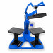 Straight on view of the Geo Knight DK8T Heat Press Machine with its upper platen swung over the right lower table