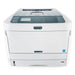 Straight-on front view of the IColor 650 White Toner Transfer Printer with control panel and paper tray