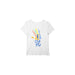 White polyester tee with a colorful handprint and I Love You text illustrating what the icolor 350 printer can produce