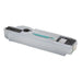 Angled view of the UNINET 800W IColor Waste Bottle with translucent housing and black top fittings