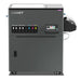 Front view of the Icolorprint UNINET DTF Xpress showing eight ink cartridges, touchscreen and media roll on white