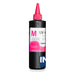 Magenta Impact UV Ink 250ml for Hard Substrates bottle with pink nozzle cap and color-coded front label