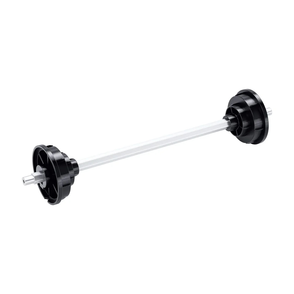 Left-angle view of the Procolored 13 Inch DTF Roll Film Holder showing both black roll supports