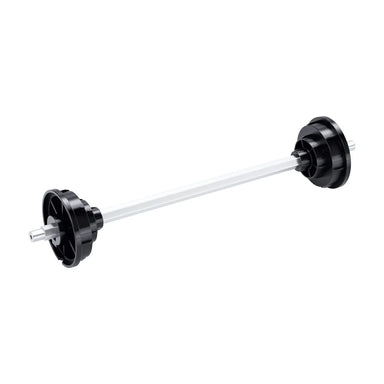 Left-angle view of the Procolored 13 Inch DTF Roll Film Holder showing both black roll supports