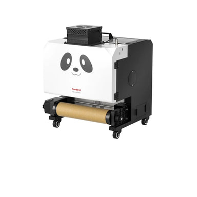 Three-quarter front view of Procolored DTF Powder Shaker Dryer All-In-One Machine on caster wheels