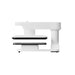 Right profile of the Procolored H15 Heat Press Machine with its white heater raised above the gray platen
