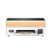 Straight-on front view of the procolored xp600 DTF printer with heating display, film feed and touch panel on white background