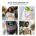 Apparel and accessory print samples made with Procolored White Ink for DTF Printing and direct refill use