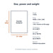 Counter footprint, weight and power specs for the Geo Knight DC7AP Automatic Cap Press Machine, compressor needed