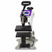Front facing view of the Geo Knight DC8 6x8 Heat Press Machine showing raised platen over its lower table