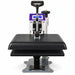 Front view of the Geo Knight DC16 Multipurpose Heat Press Machine with centered handle and closed heat platen