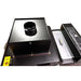 Top purifier box with round exhaust port on the UNINET DTF Powder Curing Machine 14 in Auto Purifier 120v next to hopper