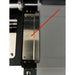 Detail of the uninet 1200 dtf printer reflective stainless maintenance plate near the film path used for printhead inspection
