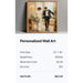 Personalized wedding wall art sales example produced with the xTool O1 Omni Printer