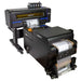 uninet dtf 4300 complete production line with printer, shaker and take-up roll winding finished film