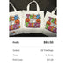 Halloween tote batch with time and cost figures from an xTool Apparel Printer setup