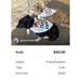 Five-bandana project figures shown with dogs wearing prints from the xTool Apparel Printer