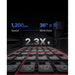 xTool P3 CO2 Laser Cutter bed graphic marks 1200 mm/s speed and a 36 by 18 inch work area